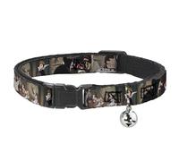 Buckle-Down BAC-WDY016-NM Breakaway - Collar para Gato (Aroma a Nieve Blanca, Cuello Mediano de 1/2" W-8-12