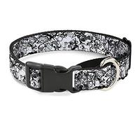 Buckle-Down BD Chaos Martingale Collar para Perro, 2,5 cm de Ancho, Cuello pequeño