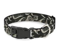 Buckle-Down BD - Cinturón de Seguridad de plástico con diseño de Llama de Oliva/Tan (tamaño pequeño, 33-45 cm)