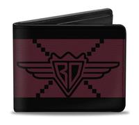 Buckle-Down Billetera Bifold para hombre, con hebilla, 10,1 cm x 8,89 cm
