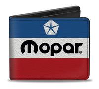 Buckle-Down Billetera para Hombre, Mopar, 4.0" x 3.5", Mopar - Cartera Plegable con Hebilla