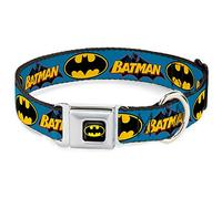Buckle Down BMC Batman Negro/Amarillo Collar de Perro