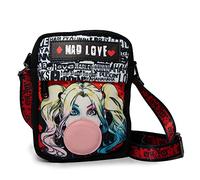 Buckle-Down Bolsa de cómics de Dc, cuerpo cruzado, Harley Quinn, Loco Love, lienzo, Harley Quinn