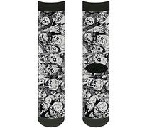 Buckle-Down - Calcetines unisex para adultos, diseño de calaveras zombi