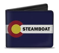 Buckle-Down Cartera Bifold Colorado para hombre, 10,1 cm x 8,89 cm