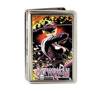 Buckle-Down Cartera de metal - Gotham City Sirens Catwoman Issue #7 Cover Fc Accesorio, Multicolor, 4.0" x 2.9"