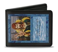 Buckle-Down Cartera de Wizards of the Coast, plegable, réplica de cartas Magic the Gathering Counterspell Deckmaster, cuero vegano, Negro -, 4.0" x 3.5", Casual