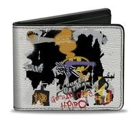 Buckle-Down Cartera para hombre, Batman Joker, 4 x 3.5 pulgadas
