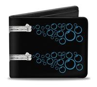 Buckle-Down Cartera para hombre Bifold Shotgun, 10,1 cm x 8,89 cm