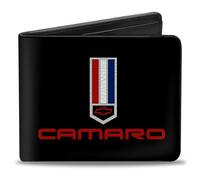 Buckle-Down Cartera Plegable Camaro, Multicolor Azul, 4.0" x 3.5" Unisex Adulto