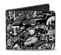Buckle-Down Cartera plegable con diseño de pesadilla cómica