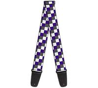 Buckle-Down Checker, Checker Gray/Purple/White