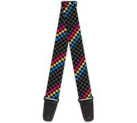 Buckle-Down Checker, Checker Stripe Black/Gray/Blue/Gold/Pink