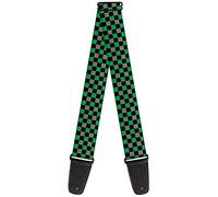 Buckle-Down Checker, Mini Checker Black/Gray/3 Green
