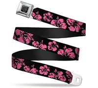 Buckle-Down Cinturón con hebilla de cinturón de seguridad, Hmmm, I Don't Think SO!, Negro/Rosa, Kid - 1.0" Wide - 20-36" Long