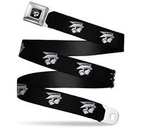 Buckle-Down Cinturón de seguridad estándar Ford Mercury, Multicolor, 1.5" Wide - 24-38 Inches in Length