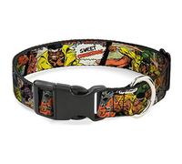 Buckle-Down Collar de Clip de plástico, 5 Bloques clásicos de Escena de cómic Luke Cage