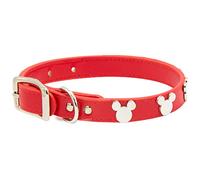 Buckle-Down Collar de perro, Disney, dije de silueta de cabeza de Mickey Mouse, extra grande de 18 a 24 pulgadas de largo 1.15 pulgadas de ancho