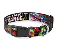 Buckle-Down Collar de plástico con Clip - Classic Doctor Strange, título de cómic/4 posturas