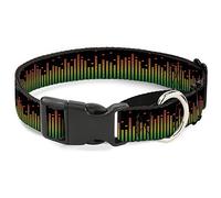 Buckle-Down - Collar para Perro Martingale DC Equalizer, 2,5 cm de Ancho, Cuello Grande de 15-26 Pulgadas