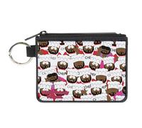 Buckle-Down Comedy Central - Cartera con cremallera alrededor, South Park Chef Expressions apilada, lona, Varios colores, XS, Casual