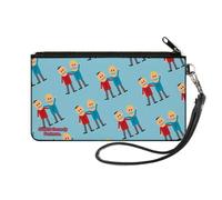 Buckle-Down Comedy Central - Cartera con cremallera alrededor, South Park Terrance y Phillip Hugging Pose azul, lona, Azul, S, Casual