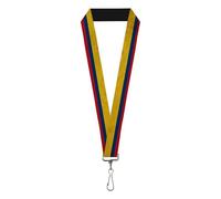 Buckle-Down Cordón-2.5 cm-Bandera de Colombia envejecida, Multicolor, 1" InchWide - 22 Inch Long