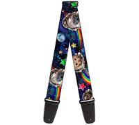 BUCKLE-DOWN correa para guitarra, Astronaut Cats in Space/Rainbows/Stars