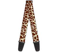 BUCKLE-DOWN correa para guitarra, Giraffe Spots2 Cream/Brown