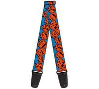 BUCKLE-DOWN correa para guitarra, Jack o' Lanterns Blue