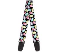 BUCKLE-DOWN correa para guitarra, Owl Sketch Black/White/Multi Color