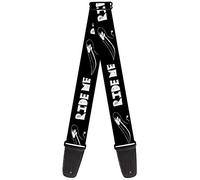 BUCKLE-DOWN correa para guitarra, RIDE ME Surfboard Black/White