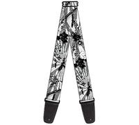 BUCKLE-DOWN correa para guitarra, Rising Sun White/Gray