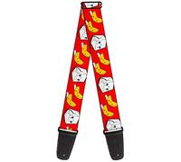 BUCKLE-DOWN correa para guitarra, Take Out/Fortune Cookies Red