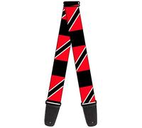 Buckle-Down - Correa para guitarra, Trinidad & Tobago Flags/Black Block