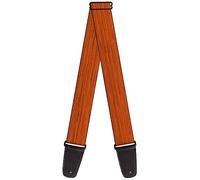 BUCKLE-DOWN correa para guitarra, Wood Grain2 Horizontal Reddish Brown