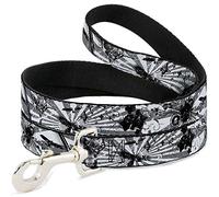 Buckle-Down Correa para Mascotas - Sol Rising Blanco/Gris