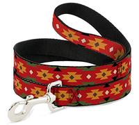 Buckle-Down Correa para Perro Navajo Tan Rust Olive Black Disponible en Diferentes Longitudes y Anchos para Perros y Gatos pequeños, medianos y Grandes