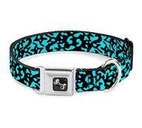 Buckle-Down DC-W30501-M - Cinturón de Seguridad para Perro, Talla M, Color Azul y Negro
