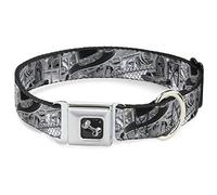 Buckle-Down DC-W31302-WM - Collar para cinturón de Seguridad para Perro, tamaño Mediano, mi Vida Loca