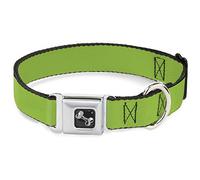 Buckle-Down DC-W31413-WM - Cinturón de Seguridad para Perro, Talla M, Color Verde neón