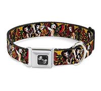 Buckle-Down DC-W32042-WS - Collar para Perro, Talla S, diseño de Mariposas