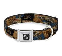 Buckle-Down DC-W32964-WS - Cinturón de Seguridad para Perro, tamaño pequeño, diseño de Cali