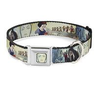 Buckle-Down DC-WDY268-WM DYHF Evil Queen Face - Collar para Perro, Ancho, Mediano, 40,6-58,4 cm