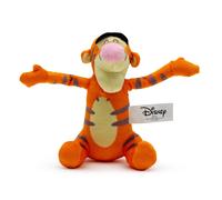 Buckle-Down Disney Juguete para Perro Winnie The Pooh Tiggers Brazos Arriba Sentado Pose Juguete para Mascotas Felpa