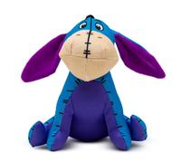 Buckle-Down Disney Juguete para Perros Winnie The Pooh Eeyore Sentado Pose Azul Juguete para Mascotas Peluche de Nailon balstico