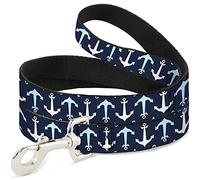 Buckle-Down DL-6FT-W30177-N - Correa para Mascota (15,24 cm de Largo, 1,27 cm de Ancho)