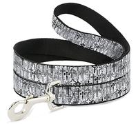 Buckle-Down DL-6FT-W30310-N Pet Leash, 6" Long-1/2 Wide