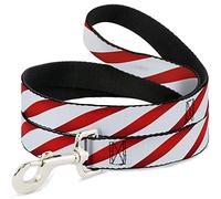 Buckle-Down DL-6FT-W30334 Candy Cane - Correa para Perro, 1,8 m