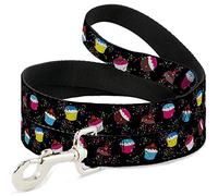 Buckle-Down DL-6FT-W30337 - Aspersor para Cupcakes, Color Negro y Multicolor, 15,2 cm